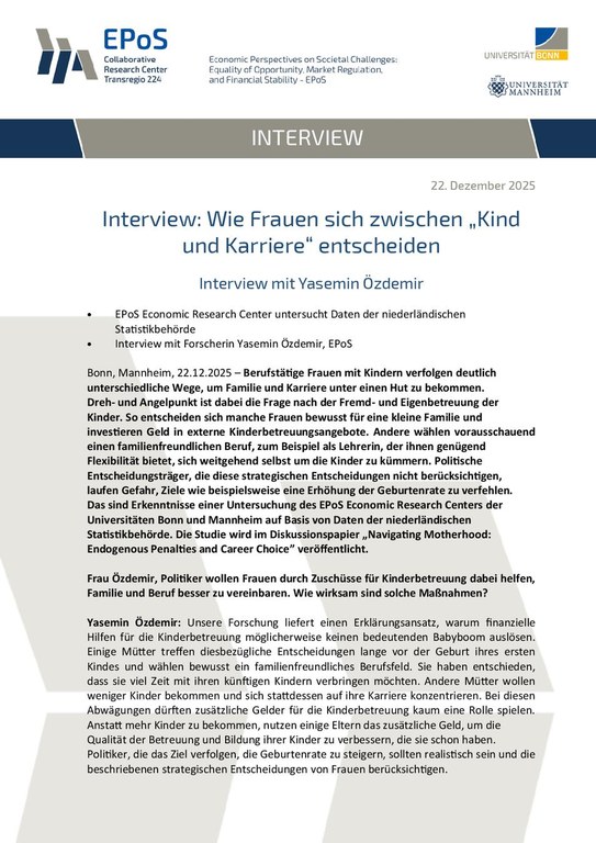 Interview: Wie berufstätige Mütter Kompromisse zwischen "Kinder und Karriere" eingehen