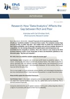 Research: How “Data Analytics” Affects the Gap between Rich and Poor. Interview with Carl-Christian Groh, EPoS Economic Research Center