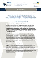 „Aktienkurse spiegeln Fortschritte bei der  CO2-Reduktion wider“ – Forscherin berichtet
