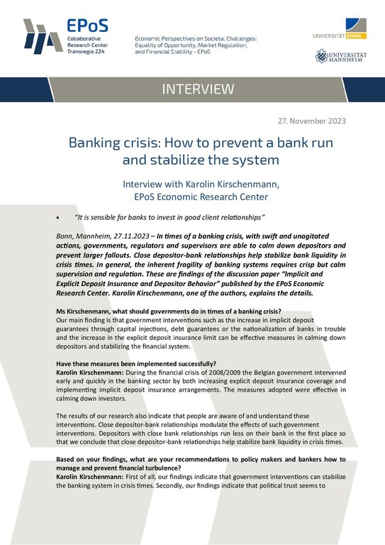 Interview with Karolin Kirschenmann