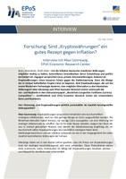 Forschung: Sind „Kryptowährungen“ ein gutes Rezept gegen Inflation? Interview mit Maxi Günnewig, EPoS Economic Research Center.