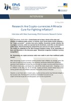 Research: Are Crypto-currencies a Miracle Cure for Fighting Inflation? Interview with Maxi Guennewig, EPoS Economic Research Center.