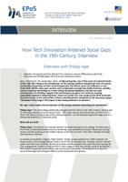 Interview with Philipp Ager: How Tech Innovation Widened Social Gaps  in the 19th Century, Interview