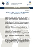 "Null Effekt" von Österreichs Gesetzgebung zur Geschlechter-Lohnlücke