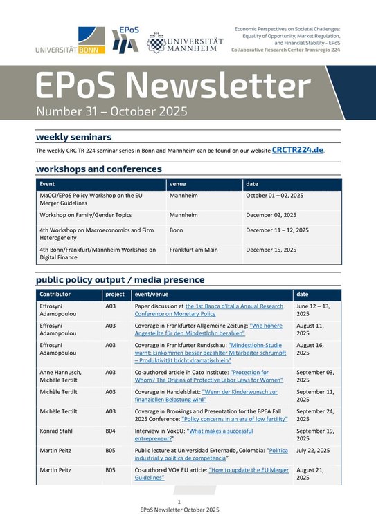 (31) CRC TR 224 Newsletter October 2025