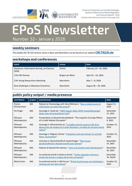 (32) CRC TR 224 Newsletter January 2026