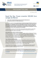 Pressemitteilung: 29. Februar 2024 Equal Pay Day: Frauen erwarten 500.000 Euro weniger als Männer