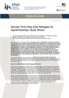 German Firms Pass Over Refugees for  Apprenticeships, Study Shows
