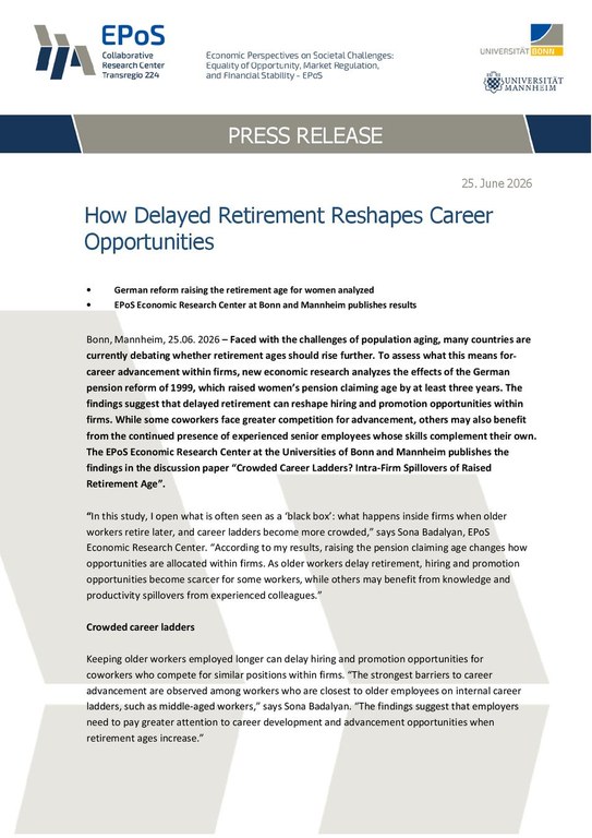 How Delayed Retirement Reshapes Career  Opportunities