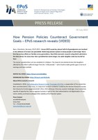 How Pension Policies Counteract Government Goals – EPoS research reveals