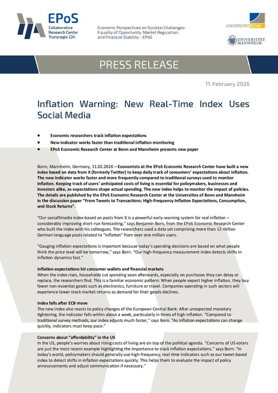 Inflation Warning: New Real-Time Index Uses Social Media