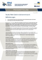 Studie: Mehr Geld im Job kommt durch Beförderungen