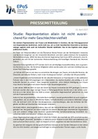 Studie: Repräsentation allein ist nicht ausreichend für mehr Geschlechtervielfalt