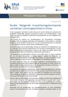 Studie: Steigende Investitionsgüterimporte verstärken Lohnungleichheit in China