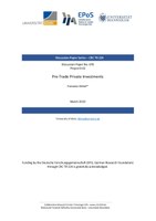 Pre-Trade Private Investments