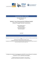 Mothers’ Care: Reversing Early Childhood Health Shocks Through Parental Investments