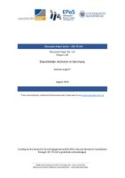 Shareholder Activism in Germany