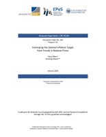 Estimating the Optimal Inflation Target from Trends in Relative Prices