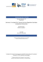 Germany’s ‘Lex Apple Pay’: Payment Services Regulation Overtakes Competition Enforcement