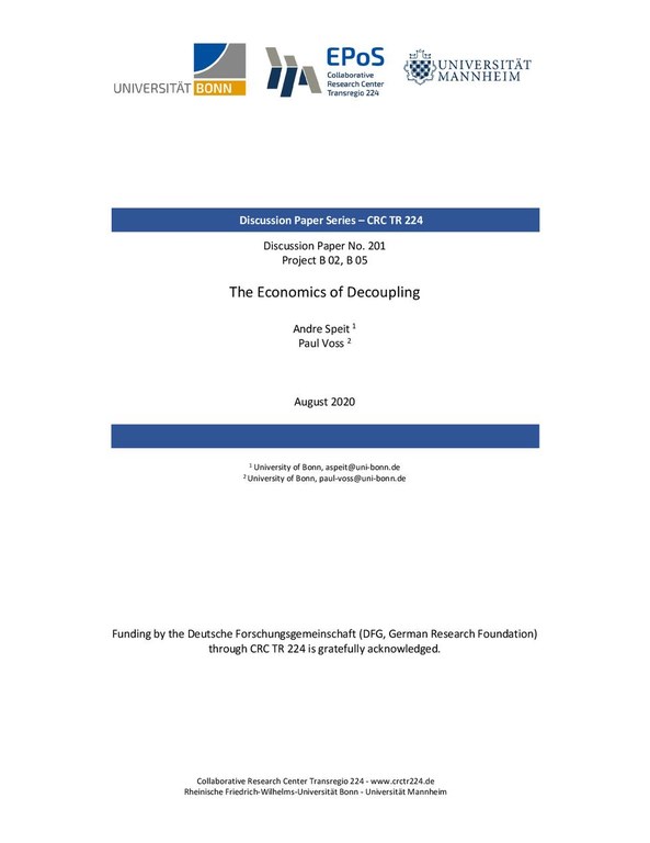 The Economics of Decoupling