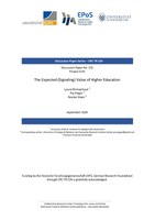 The Expected (Signaling) Value of Higher Education