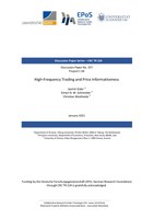 High-Frequency Trading and Price Informativeness