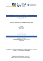 Luxuries, Necessities, and the Allocation of Time