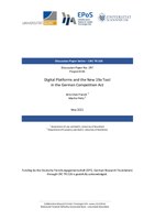 Digital Platforms and the New 19a Tool in the German Competition Act