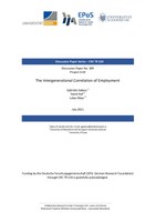 The Intergenerational Correlation of Employment