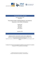 Prosociality Predicts Individual Behavior and Collective Outcomes in the COVID-19 Pandemic