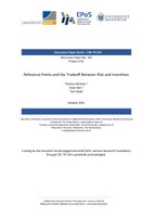 Reference Points and the Tradeoff Between Risk and Incentives