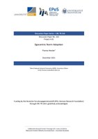 Egocentric Norm Adoption