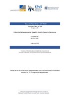 Lifestyle Behaviors and Wealth-Health Gaps in Germany