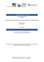 Barriers to Real-Time Electricity Pricing: Evidence From New Zealand