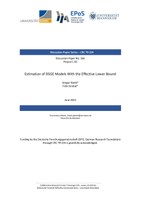 Estimation of DSGE Models with the Effective Lower Bound