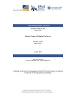 Market Power of Digital Platforms