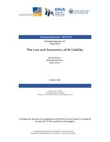 The Law and Economics of AI Liability