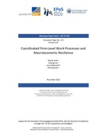 Coordinated Firm-Level Work Processes and Macroeconomic Resilience