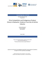 Price Competition and Endogenous Product Choice in Networks: Evidence From the US Airline Industry