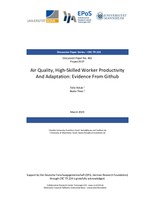 Air Quality, High-Skilled Worker Productivity and Adaptation: Evidence From Github
