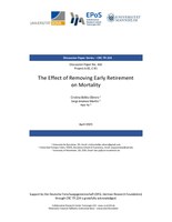 The Effect of Removing Early Retirement on Mortality