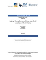 Federal Unemployment Reinsurance Amid Local Labor-Market Policy