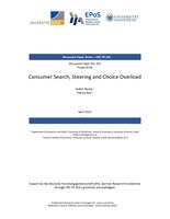 Consumer Search, Steering and Choice Overload
