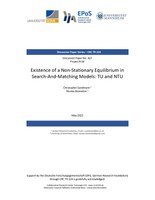 Existence of a Non-Stationary Equilibrium in Search-And-Matching Models: TU and NTU