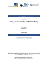 Timing Decisions Under Model Uncertainty