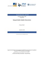 Sequentially Stable Outcomes