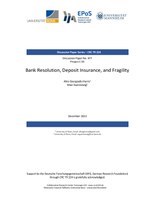 Bank Resolution, Deposit Insurance, and Fragility