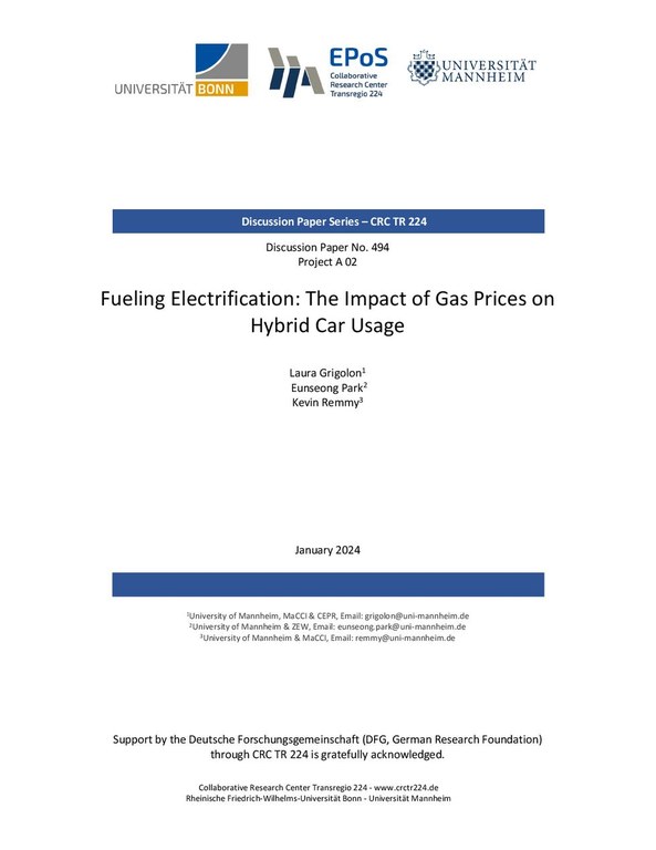 Fueling Electrification: The Impact of Gas Prices on Hybrid Car Usage