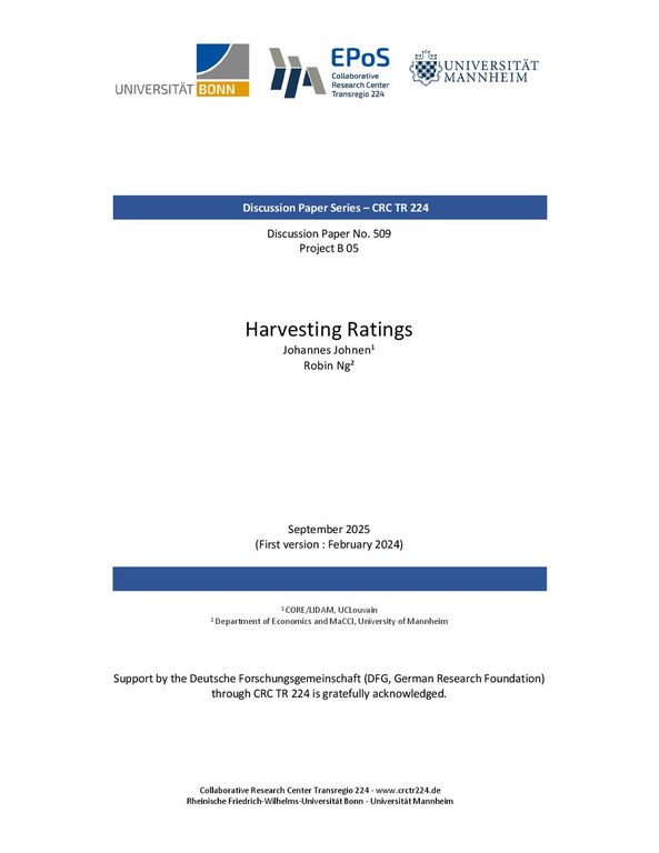 Harvesting Ratings