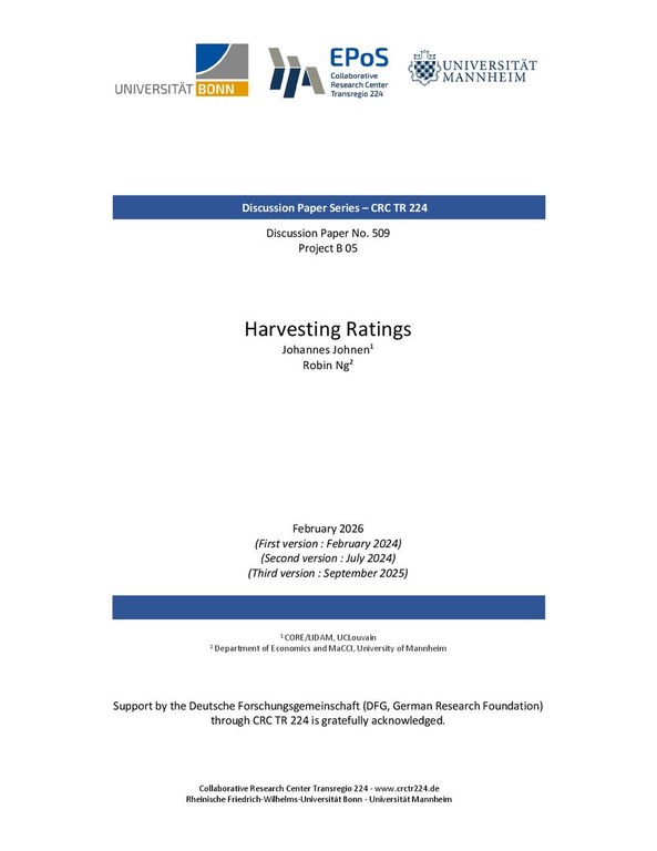 Harvesting Ratings